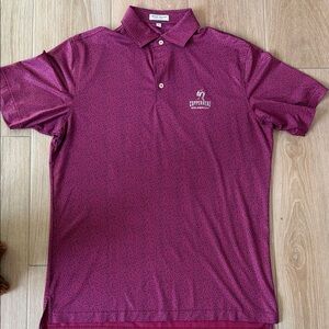 Men’s Peter Millar Summer Comfort Polo Sz M - Innisbrook Copper Head